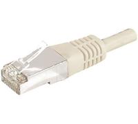 - Cordon de raccordement - RJ-45 (M) pour RJ-45 (M) - 30 m - paire torsadée écrantée (F/UTP) - CAT 6a - démarré - gris