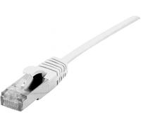 Dexlan - Cordon de raccordement - RJ-45 (M) pour RJ-45 (M) - 5 m - 4.8 mm - SFTP - CAT 6a - sans halogène, sans crochet - blanc