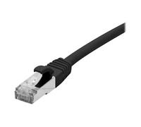 DEXLAN Cordon RJ45 sur câble CAT 7 S/FTP LSOH SNG noir - 0,5 m