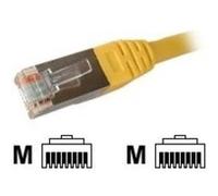 - Cordon de raccordement - RJ-45 (M) pour RJ-45 (M) - 7 m - STP - CAT 6 - jaune