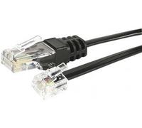Dexlan Cordon téléphonique RJ11/RJ45 noir 3 m
