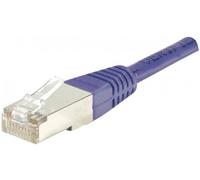 Cordon RJ45 catégorie 6 F/UTP violet - 0,5 m