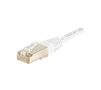 Dexlan Cordon reseau patch RJ45 SSTP CAT 6 1 m Blanc