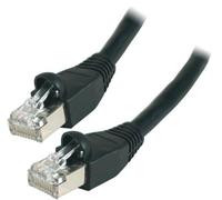 Cordon RJ45 catégorie 6 S/FTP noir - 10 m
