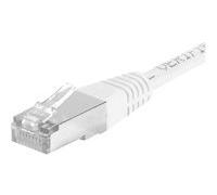 - Cordon de raccordement - RJ-45 (M) pour RJ-45 (M) - 10 m - SFTP - CAT 6a - moulé - blanc