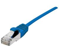 DEXLAN Cordon RJ45 CAT 6A S/FTP LSOH Ultra Fin bleu - 0,3 m