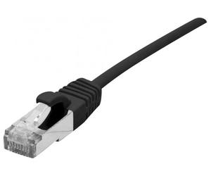 DEXLAN Cordon RJ45 CAT 6A S/FTP LSOH Ultra Fin noir - 5 m