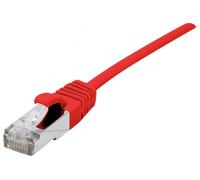DEXLAN Cordon RJ45 CAT 6A S/FTP LSOH Ultra Fin rouge - 0,3 m