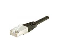 Dexlan - Cordon de raccordement - RJ-45 (M) pour RJ-45 (M) - 25 m - S/FTP - CAT 6a - moulé - noir