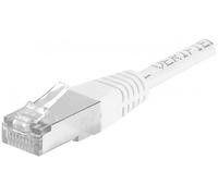 DEXLAN Cordon RJ45 catégorie 6A F/UTP blanc - 1 m
