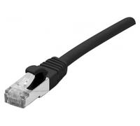 DEXLAN Cordon RJ45 catégorie 6A S/FTP LSOH snagless noir - 1,5 m