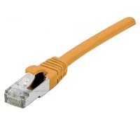 DEXLAN Cordon RJ45 catégorie 6A S/FTP LSOH snagless orange - 1 m