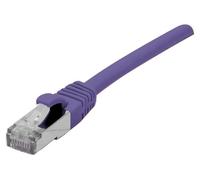 DEXLAN Cordon RJ45 catégorie 6A S/FTP LSOH snagless violet - 3 m