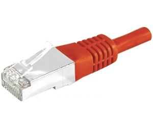 DEXLAN Cordon RJ45 catégorie 6A S/FTP rouge - 3 m