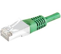 DEXLAN Cordon patch RJ45 SSTP CAT 6a vert - 2 m
