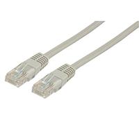 exertis Connect - Cordon de raccordement - RJ-45 (M) pour RJ-45 - 10 m - UTP - CAT 5e - gris