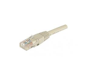 Dexlan Cordon RJ45 patch UTP CAT5e 3,00 m Alu / Cuivre