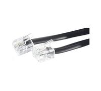 Dexlan Cordon téléphonique RJ11 noir 2 m