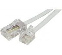 Dexlan Cordon téléphonique RJ11 vers RJ45 10 m Blanc
