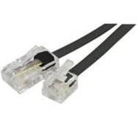 Dexlan Cordon téléphonique RJ11 vers RJ45 10 m Noir