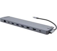 DEXLAN Docking station USB-C Laptop Dual HDMI 11 en 1 cordon détachable