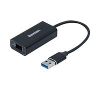 Dexlan Adaptateur réseau DX-ALU3G USB 3.0 Gigabit Ethernet aluminium avec câble
