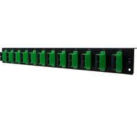 DEXLAN Façade équipée 12 SC APC SM Duplex pour tiroir optique 1U