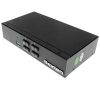 Dexlan KVM switch 4 ports HDMI 4K USB Audio avec câbles