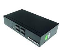 Dexlan KVM switch 4 ports HDMI 4K USB Audio avec câbles