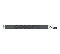 Generique Multiprise 6 prises Aluminium CEE7 – Câble 2,5 m