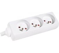 Dexlan Multiprise Électrique -3 Prises 1.50M