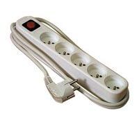 - Unité de distribution d'alimentation - entrée : power CEE 7/7 - connecteurs de sortie : 5 (power CEE 7/7) - 1.5 m cordon