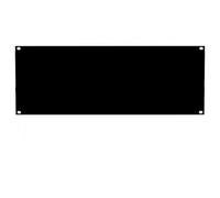 deXlan - Panneau complet de rack - noir - 4U - 19