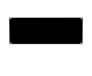 deXlan - Panneau complet de rack - noir - 4U - 19