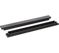 Dexlan Panneau plein 19" 1U à clipser Noir