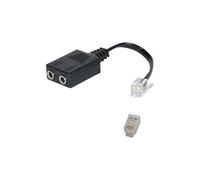 Dexlan - Prise de casque micro - jack mini femelle pour RJ-9 mâle - 10 cm
