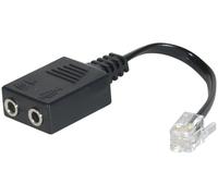 DEXLAN RJ2Jack Adaptateur Tel. pour Casque multimédia