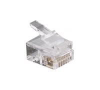 Dexlan Connecteur à sertir RJ12 6/6 UTP Téléphonie – Sachet de 10