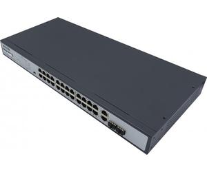 DEXLAN SWITCH 24P 10/100 PoE+ 390W & 2 Gigabit/SFP Combo