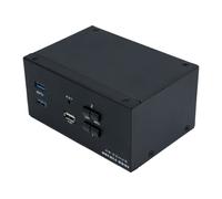 DEXLAN Switch KVM 2 ports double écran HDMI 4K@60 / USB 3.0 + câbles