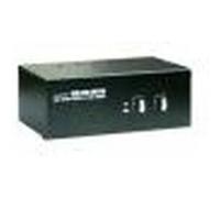 switch kvm double dvi-i / usb / audio 2 ports + câbles