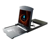 DEXLAN WorkStation LCD 19" Double-Rail KVM 8 Ports VGA/PS2-USB + câbles