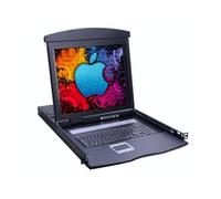 DEXLAN WorkStation LCD 19" Dual-Rail KVM 16 Ports VGA/USB +câbles
