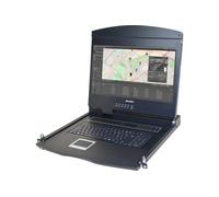DEXLAN WorkStation LCD courte 19" VGA/USB/PS2 pour baie 600mm