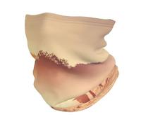 Dexnel Écharpe cache-cou avec motif chevaux au pâturage au coucher du soleil, passe-montagne, masque élastique multifonctionnel, protection contre le vent