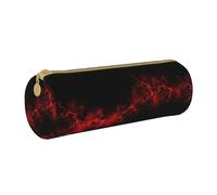 DEXNEL Explosion Burst Trousse à crayons d'école avec fermeture éclair - Élégante et pratique - Cadeau idéal pour garçons et filles - Rouge/noir, blanc, Taille unique, Organiseur de sac