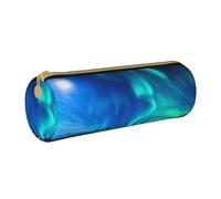 DEXNEL Northern Lights Trousse à crayons avec fermeture éclair, élégante et pratique, cadeau pour garçons et filles, blanc, Taille unique, Organiseur de sac