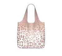DEXNEL Sac à provisions réutilisable en polyester avec imprimé pailleté rose 25 l