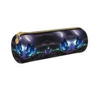 DEXNEL Trousse à crayons avec fermeture éclair, élégante et pratique, cadeau pour garçons et filles Motif papillon, blanc, Taille unique, Organiseur de sac