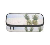 DEXNEL Trousse à crayons portable avec fermeture éclair, haute capacité, robuste, multifonctionnelle pour enfants, Noir , Taille unique, Organiseur de sac